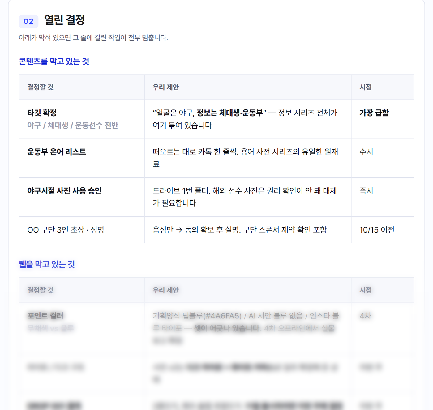 주간 세션 템플릿 미리보기